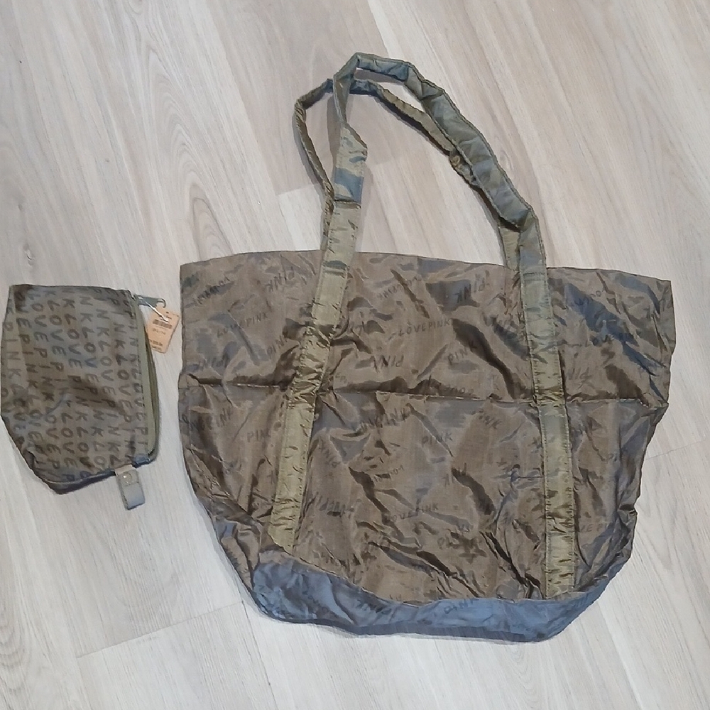 PINK Tote That Fits In Small Bag